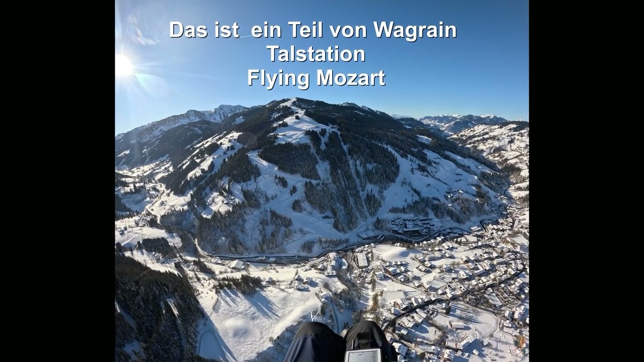 paraglider snowboarder wagrain Sylvester