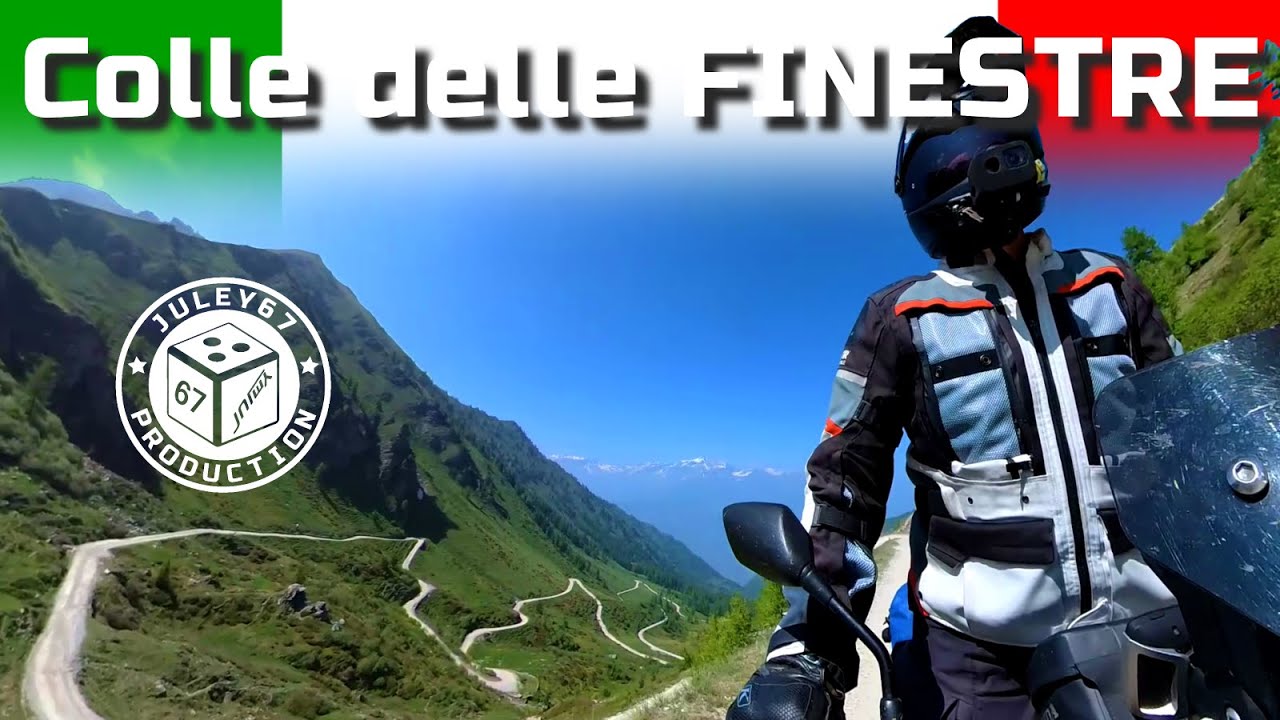 COLLE DELLE FINESTRE on und offroad ganze Nordauffahrt [RAW ONBOARD] Alpenpass Militärstraße Italien