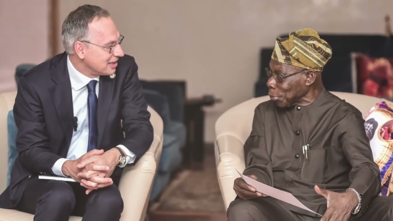 Antonio Ragusa meets Former Nigerian President Olusegun Obasanjo | Rome Business School Nigeria