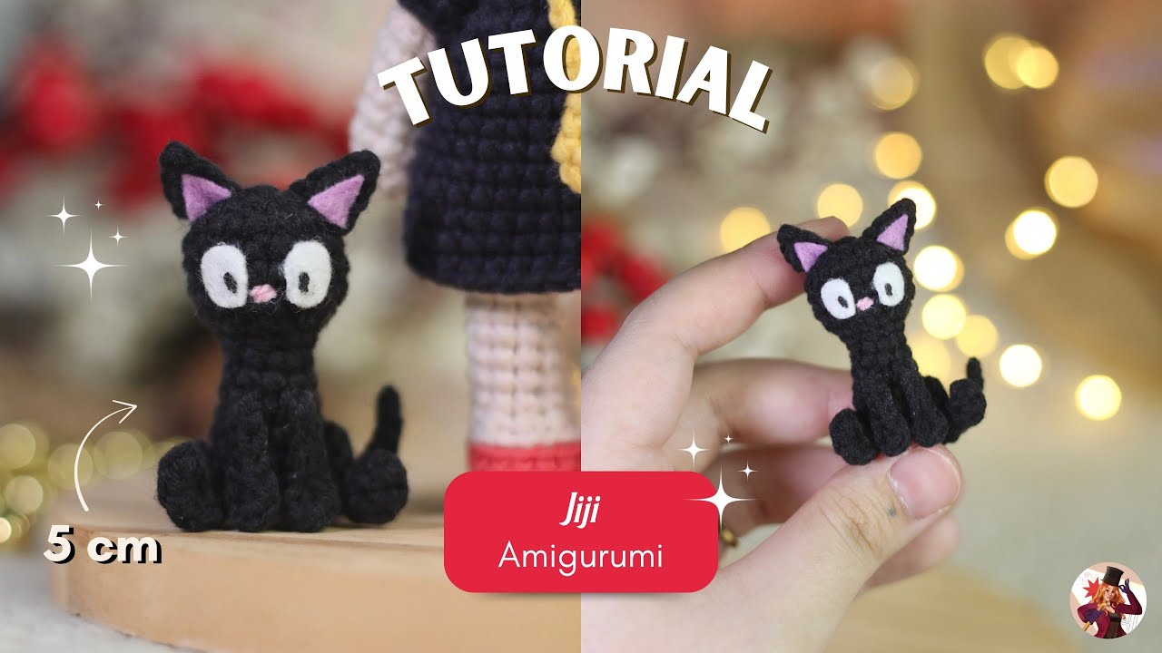 TUTORIAL JIJI AMIGURUMI | Amigurumis da Vit