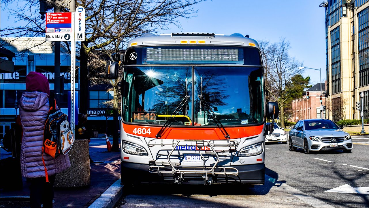 Wmata Metrobus Brand New New Flyer  Xcelsior XD40 #4604 on Route E4