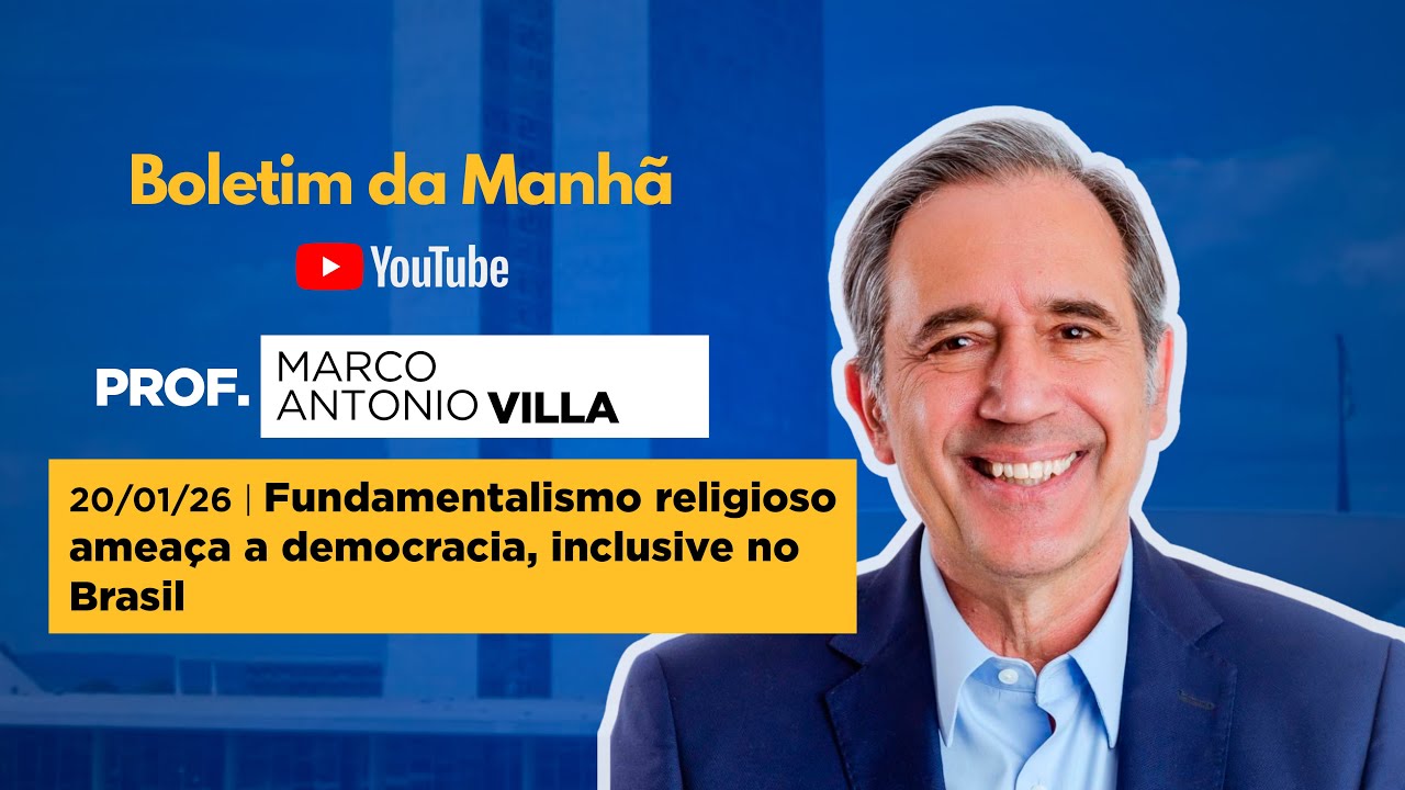 20/01/26 - Fundamentalismo religioso ameaça a democracia, inclusive no Brasil