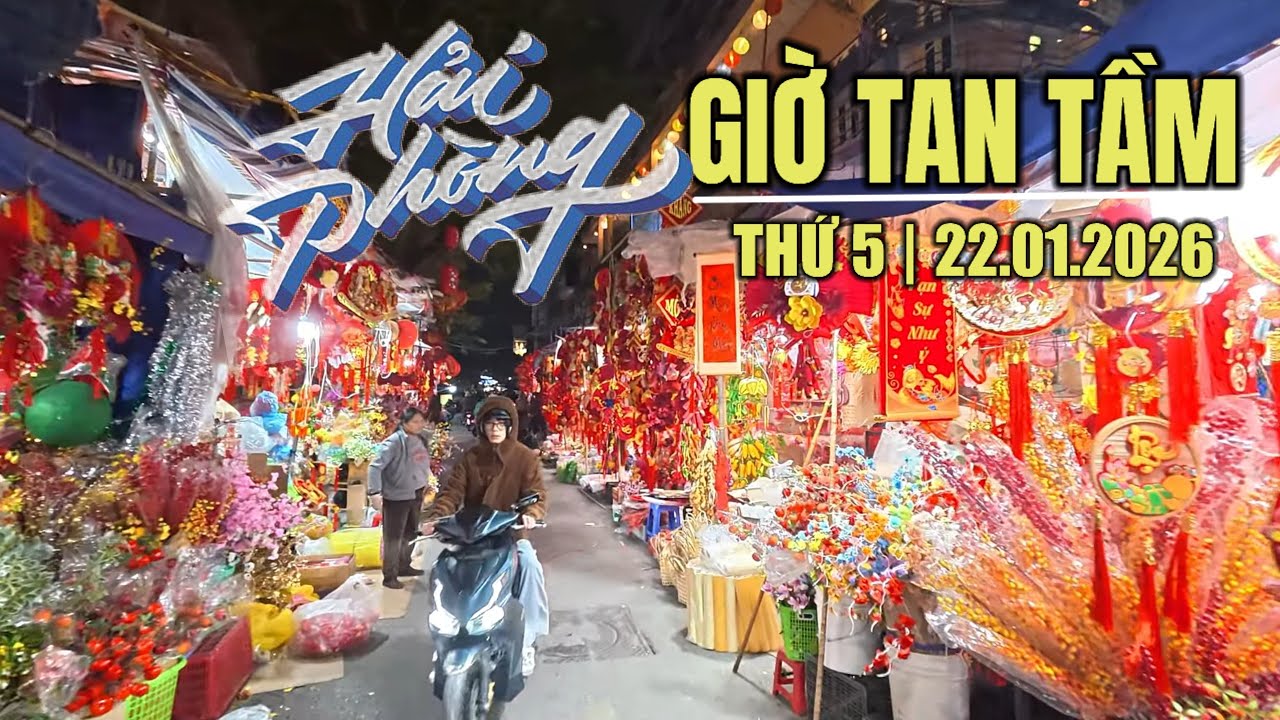 Chợ Chiều Tam Bạc - Khu Phố Cổ - Quang Trung - Hoàng Văn Thụ (22.01.2026)
