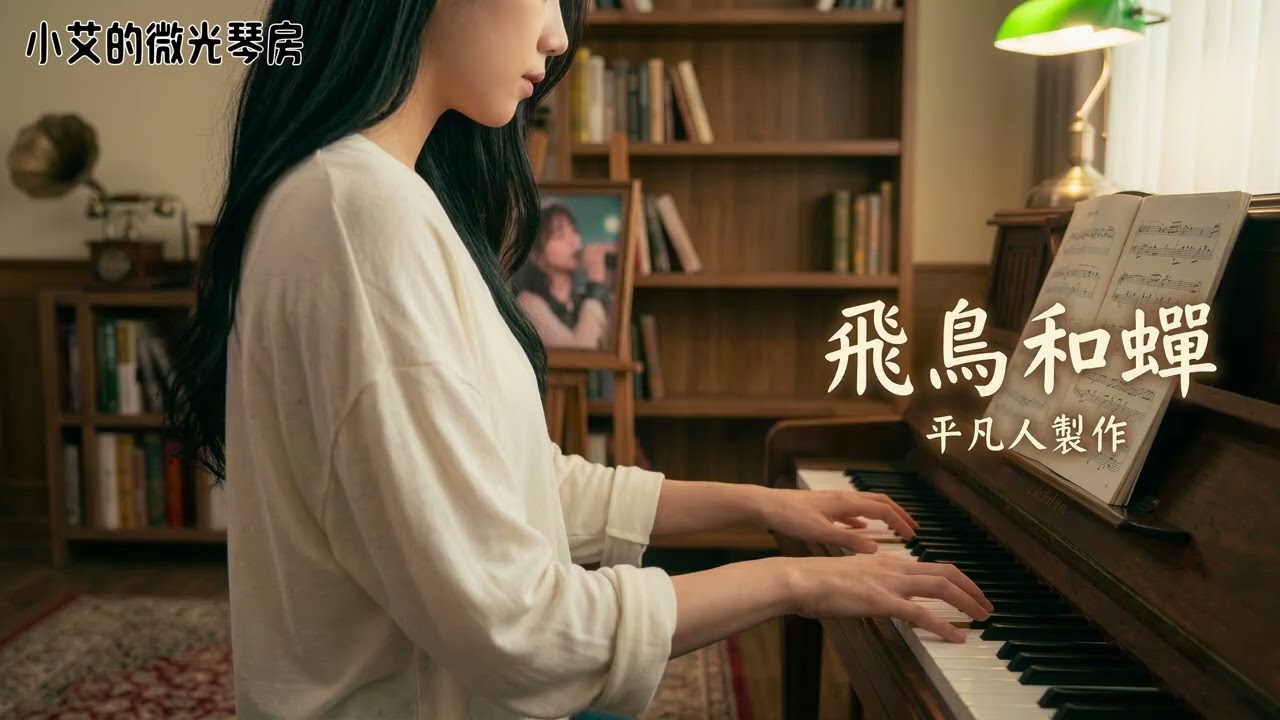 全網洗腦神曲🎤任然《飛鳥和蟬》極致抒情版登場｜你驕傲地飛遠，我棲息的夏天...Piano Cover🎹小艾的微光琴房
