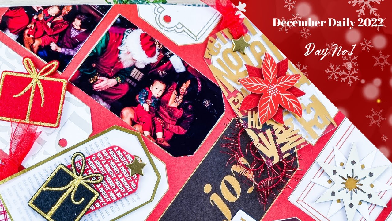 December Daily 2022 Day 1 layout, Reason Why and how I'll be using my DD calendar!