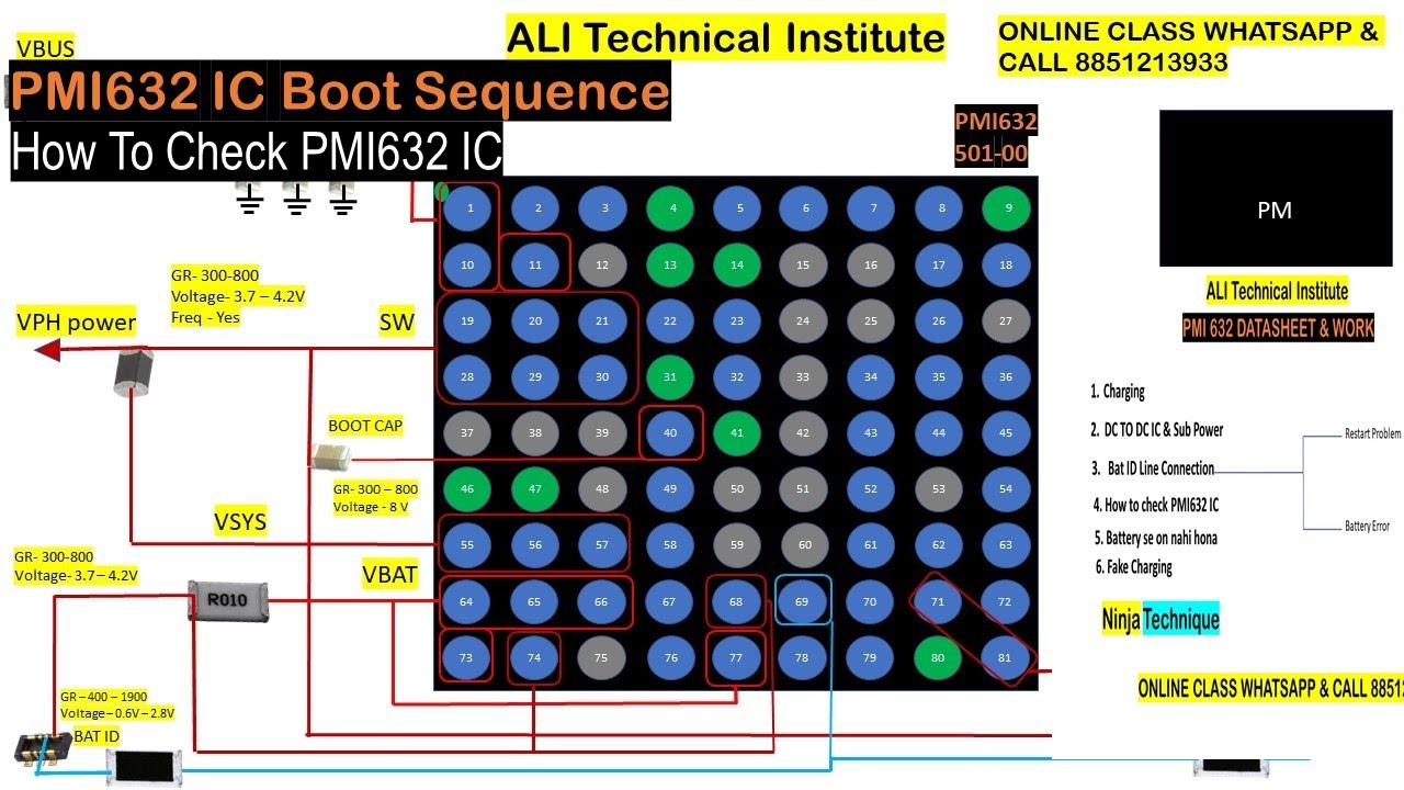 PMI632 IC Datasheet & Work || Charging Solution || Battery Error || PMI632 IC Work