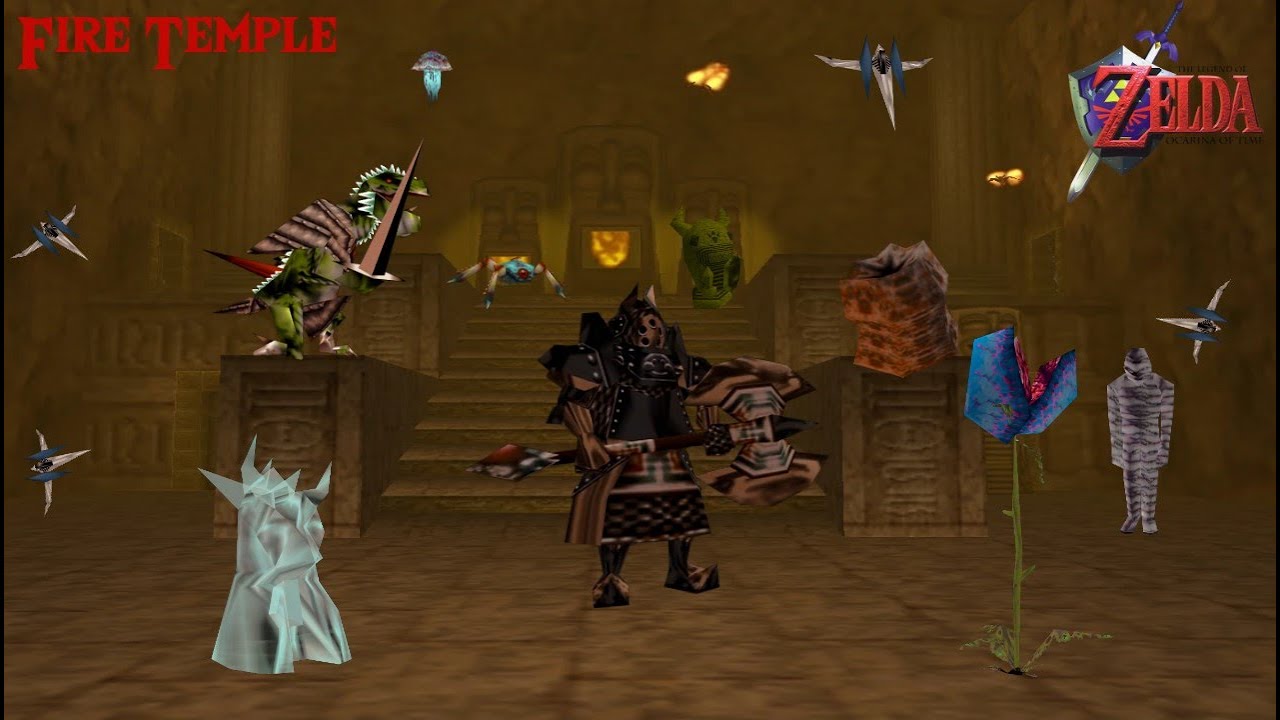 Fire Temple - Random Enemies #5 || ZELDA OCARINA OF TIME