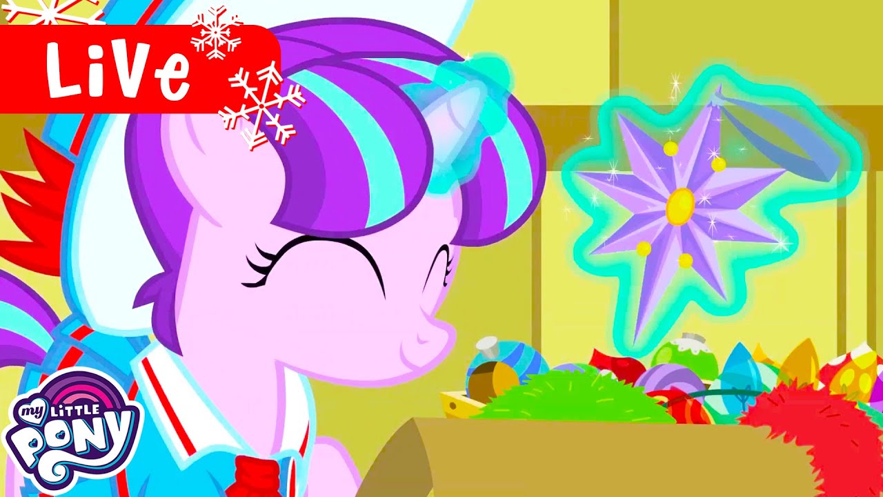 🔴 LIVE Friendship is Magic 🎄 CHRISTMAS EPISODES ❄️ Happy Holidays! 🎁  My Little Pony FULL EPISODES