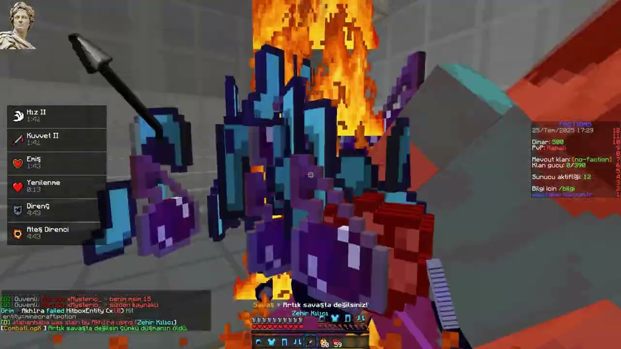 Fake Craftrise Factions açıldı! - FakeRise Kill Montage #2