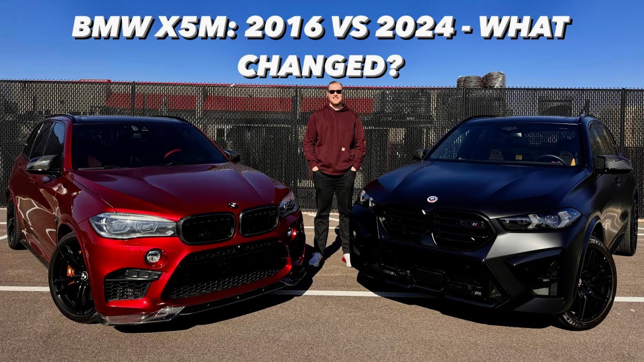 BMW X5M 2016 года против BMW X5M 2024 года (что изменилось)
