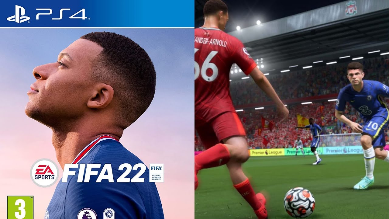 FIFA 22 Playstation 4 1p vs 2p 2 player local multiplayer game play PS4 football console kick off ps