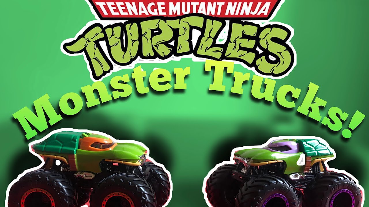 Teenage Mutant Ninja Turtles Monster Trucks from Hot Wheels! (Unboxing)