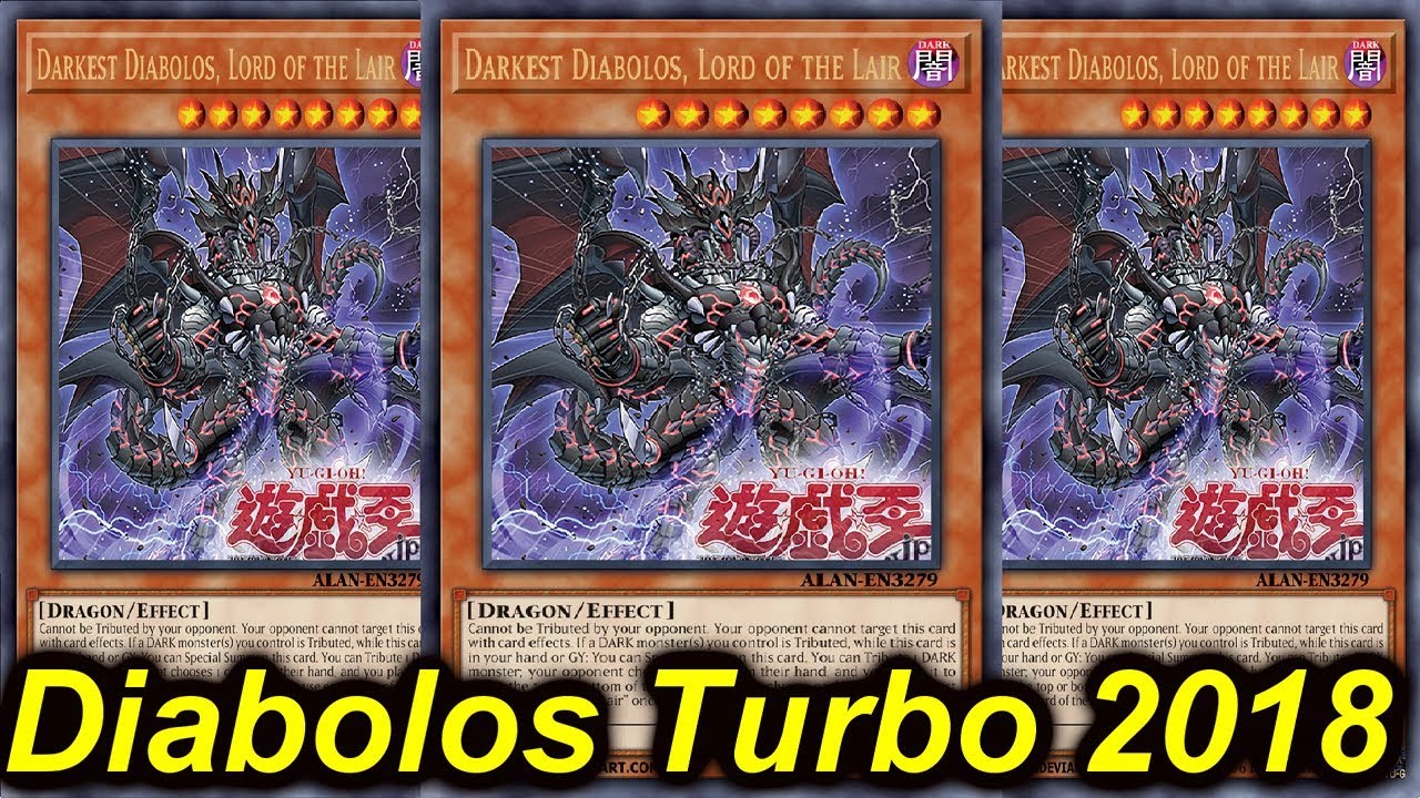 【YGOPRO】DIABOLOS, LORD OF THE LAIR DECK 2018