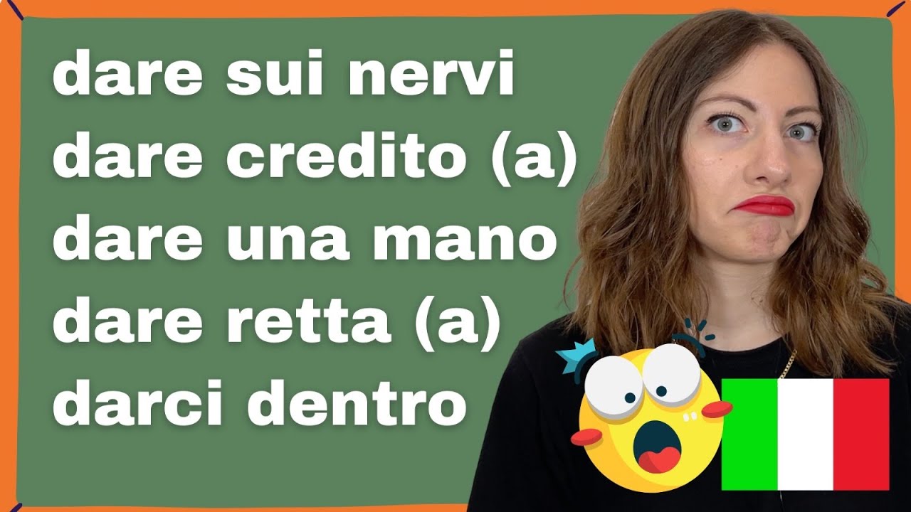 16 Espressioni italiane con il verbo DARE che i Madrelingua Usano CONTINUAMENTE: Lezione italiano 🇮🇹