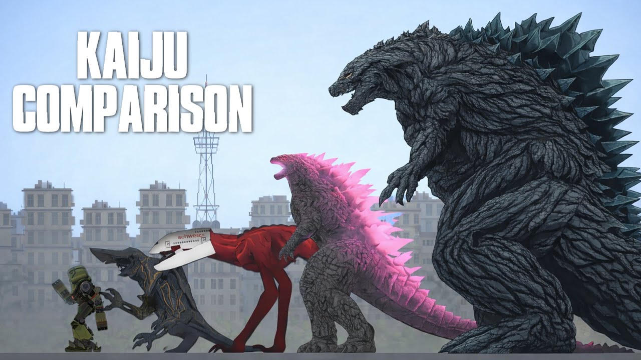 Kaiju Size Comparison in Melon Playground