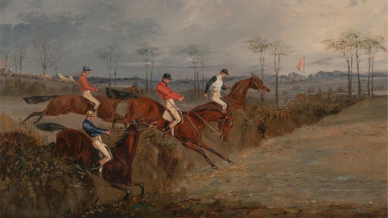2 hours Old Money Horse Race Screensaver | 4K Art for TV | Vintage Equestrian TV Art Wallpaper