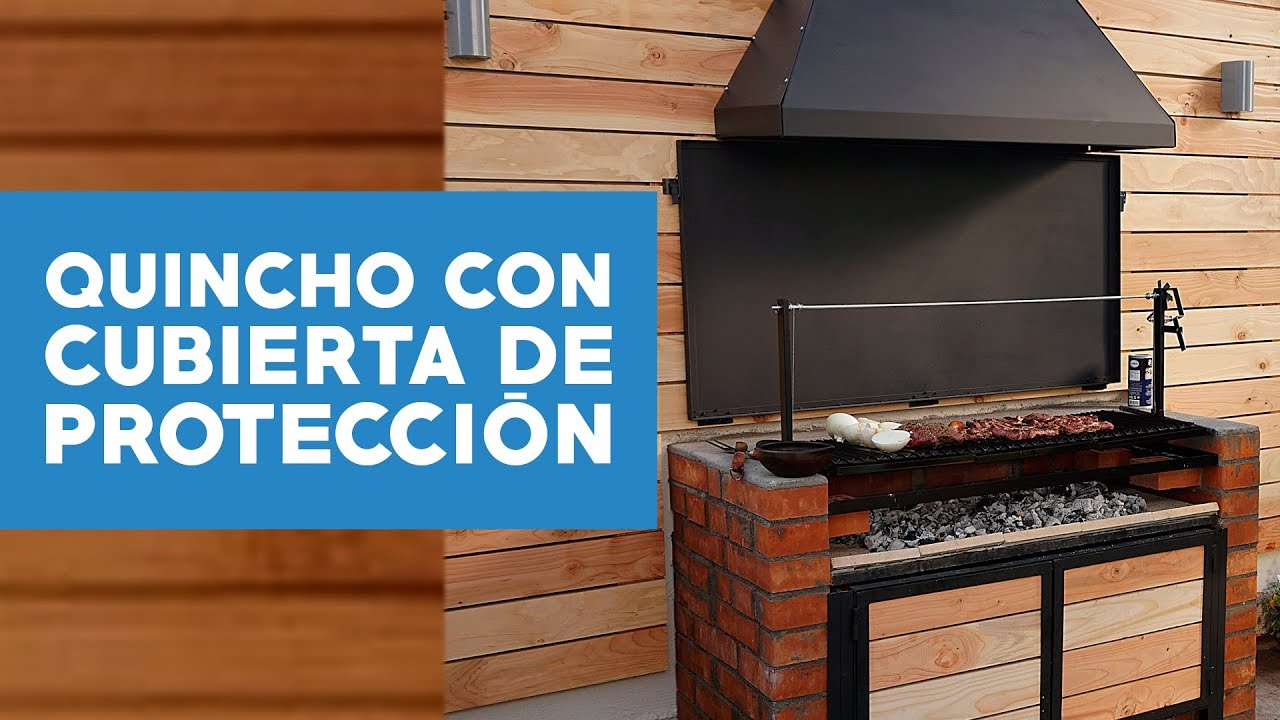¿Cómo hacer un quincho con cubierta de protección?
