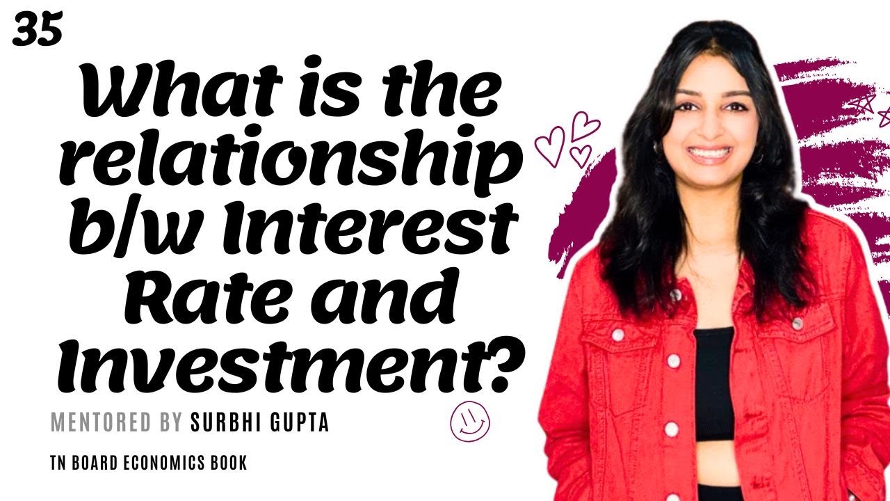 #035 What is the relationship between INTEREST RATE and INVESTMENT? #economy  @smilewithsurbhi