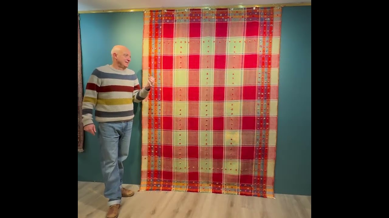 Vintage Qashqai Jajim Kilim