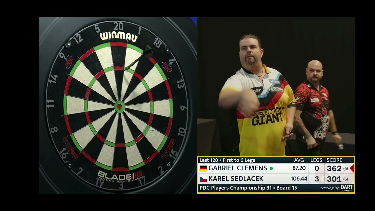 Gabriel Clemens vs Karel Sedlacek | Players Championship 31 2025 🎯