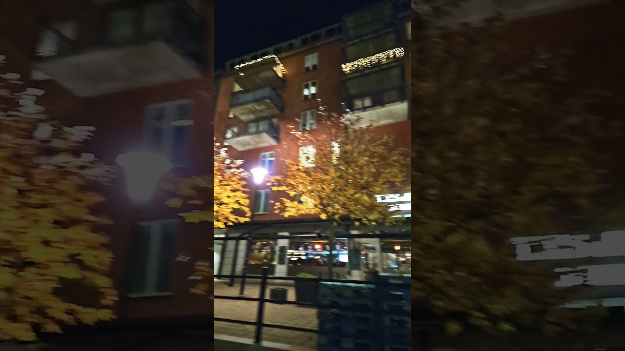 Beautiful Natural City night view : ExploringStockholm,  Sweden