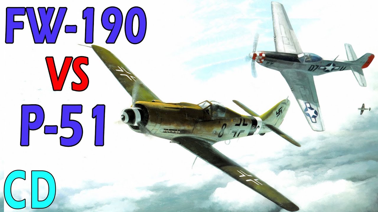 Focke-Wulf FW-190 против P-51 Mustang – что было лучше?