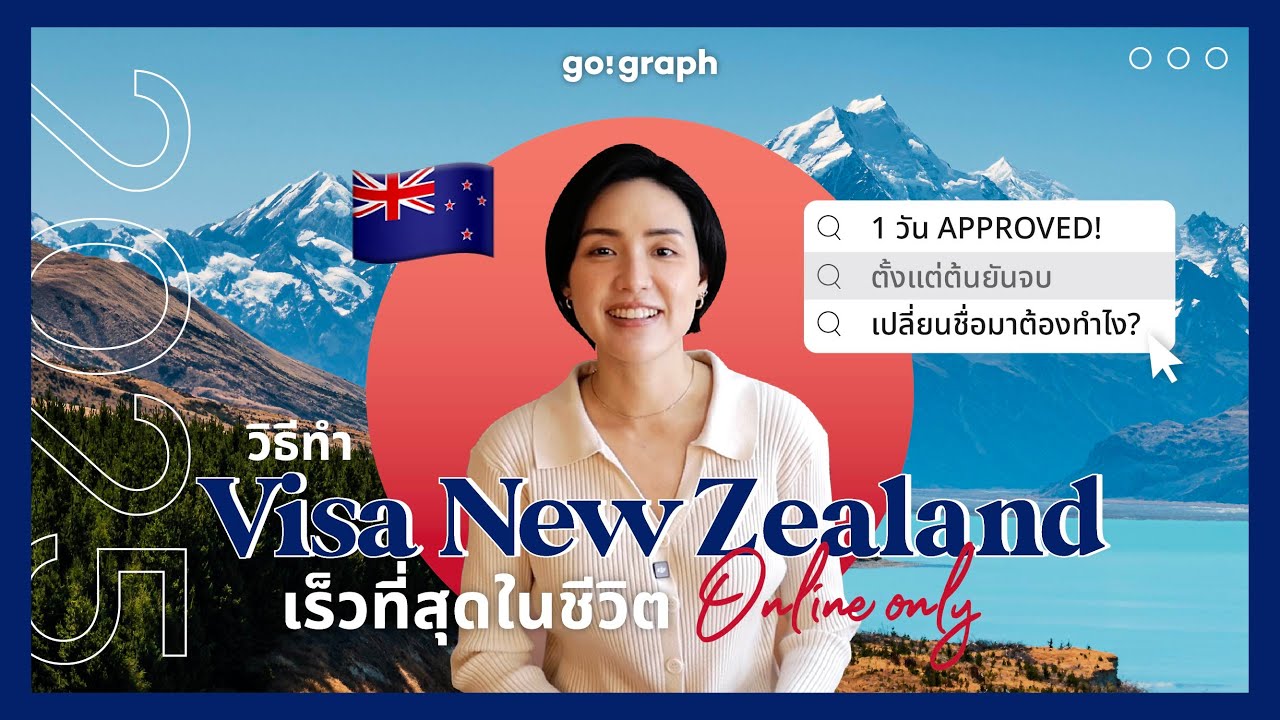 5 Steps วิธีทำวีซ่า New Zealand  Online ผ่านใน 1วัน  ง่ายมากทำตามได้เลย เปลี่ยนชื่อใหม่ต้องทำไง 2025