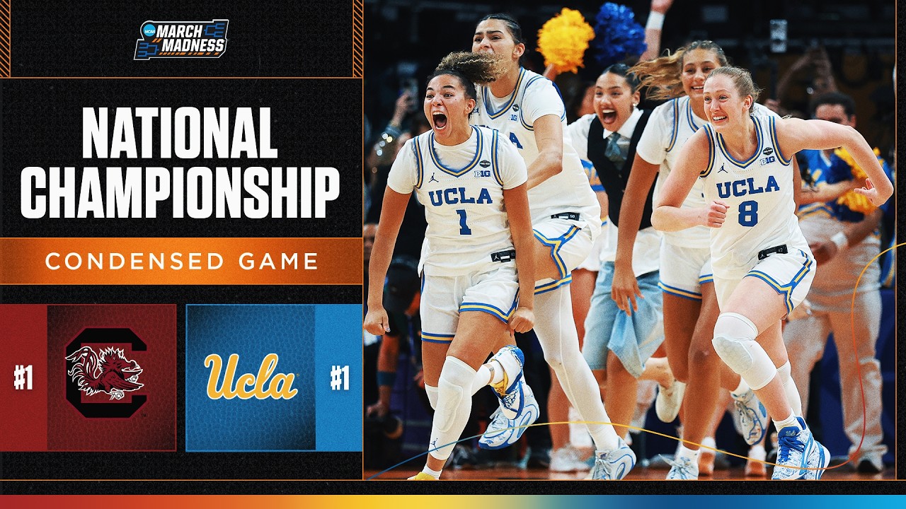 UCLA vs. South Carolina - National Championship NCAA tournament extended highlights