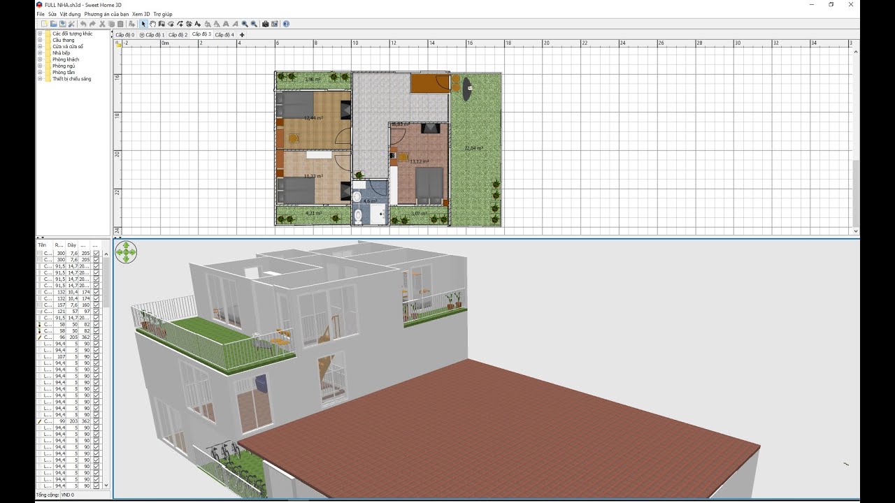 Sweet Home 3D phần mềm thiết kế nhà đơn giản nhất dành cho mọi đối tượng