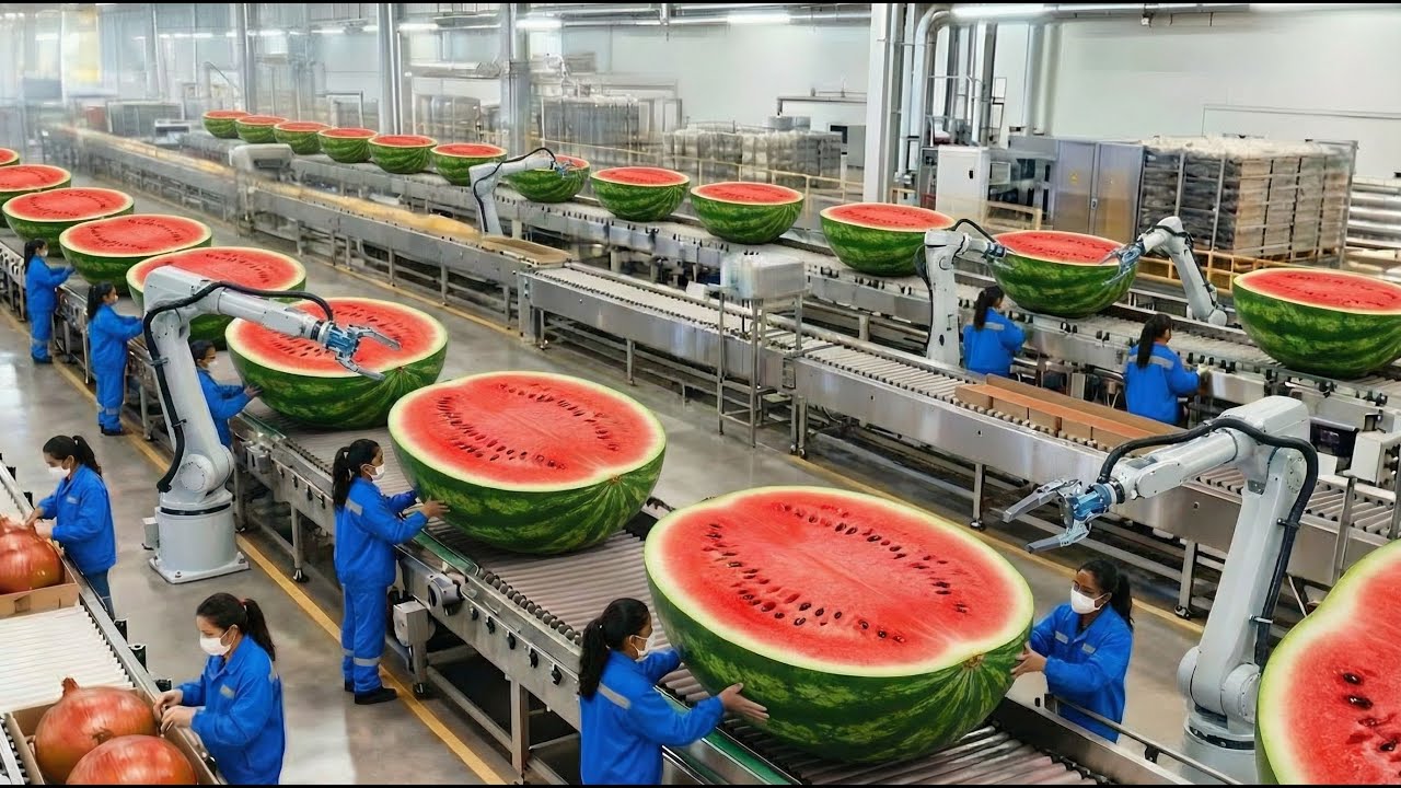 Inside a Modern Juice Factory: From Fresh Harvest to Refreshing Sweet Perfection (Full Process)
