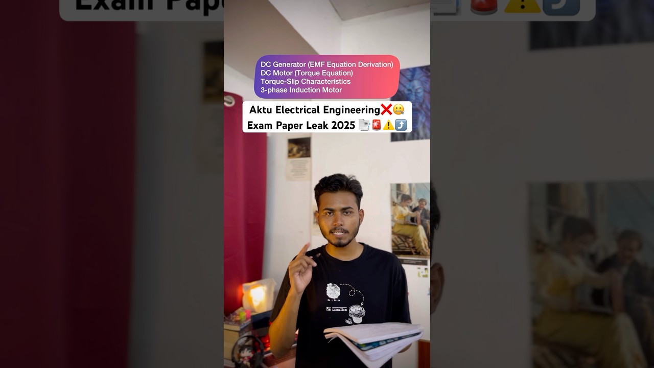 Electrical Engineering Aktu One Shot ❌🤯 | Most Important Questions , PYQ 📑✅