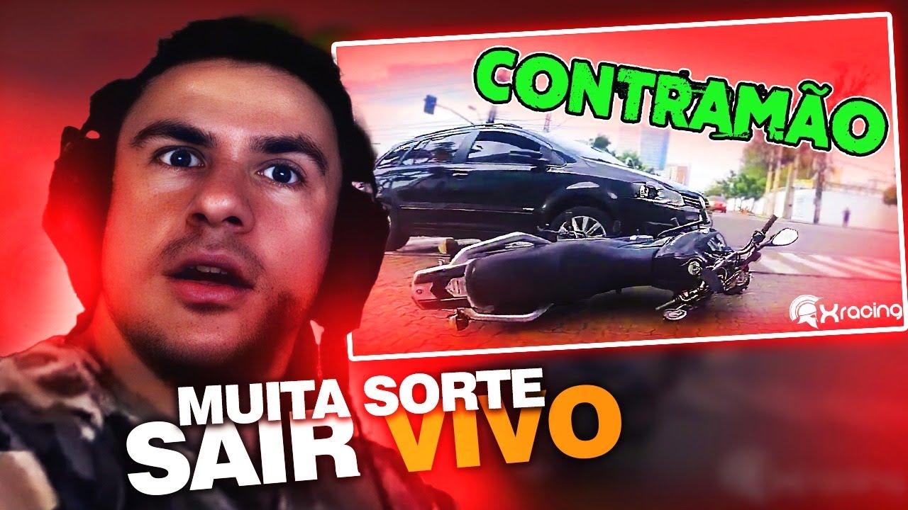 SUPER XANDÃO REAGINDO A QUEDAS DE MOTO - XRACING