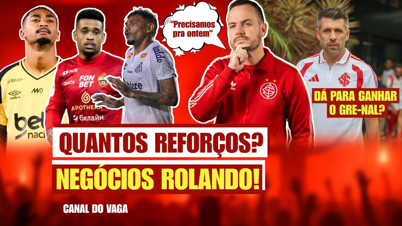 INTER BUSCA UM GOLEADOR | BORRÉ DE SAÍDA? | MAIS QUANTOS REFORÇOS? | GRÊMIO É FAVORITO?
