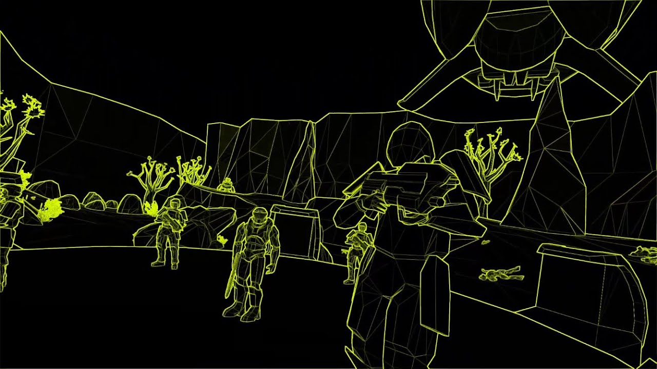 Halo CE Wireframe - Truth and Reconciliation