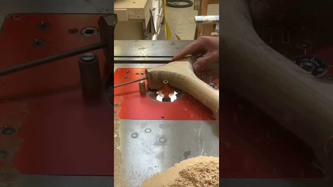 Shaping table legs 