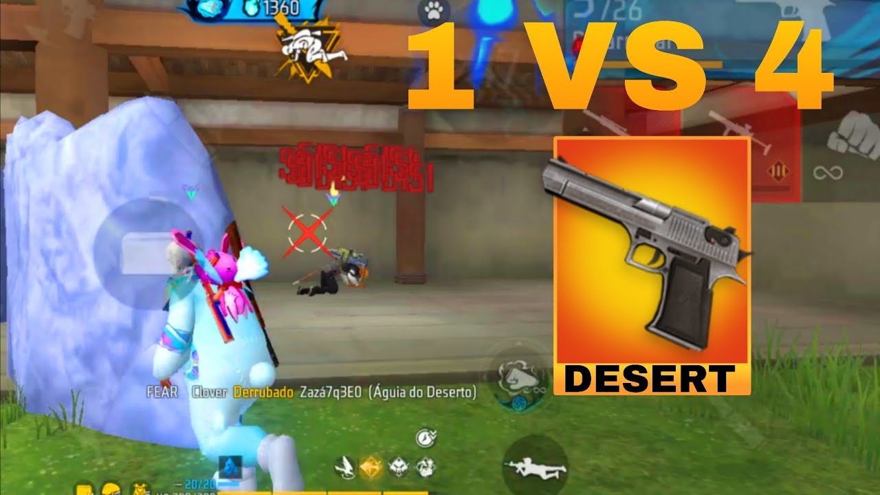 ENCONTREI A ÁGUIA DO DESERTO NO MEIO DA PARTIDA SOLO VS SQUAD E ISSO ACONTECEU...