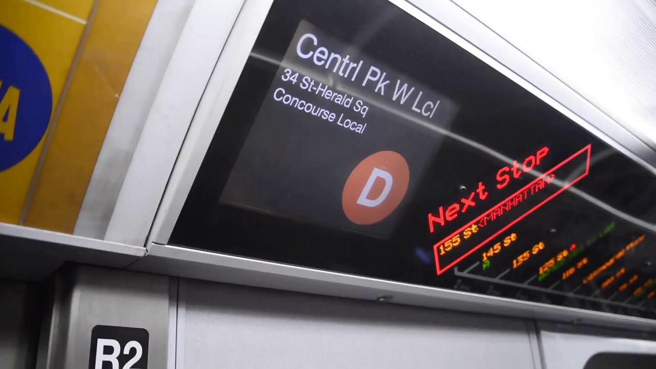 Rare: R160 (D) Train Ride From 161st Street to 135th Street