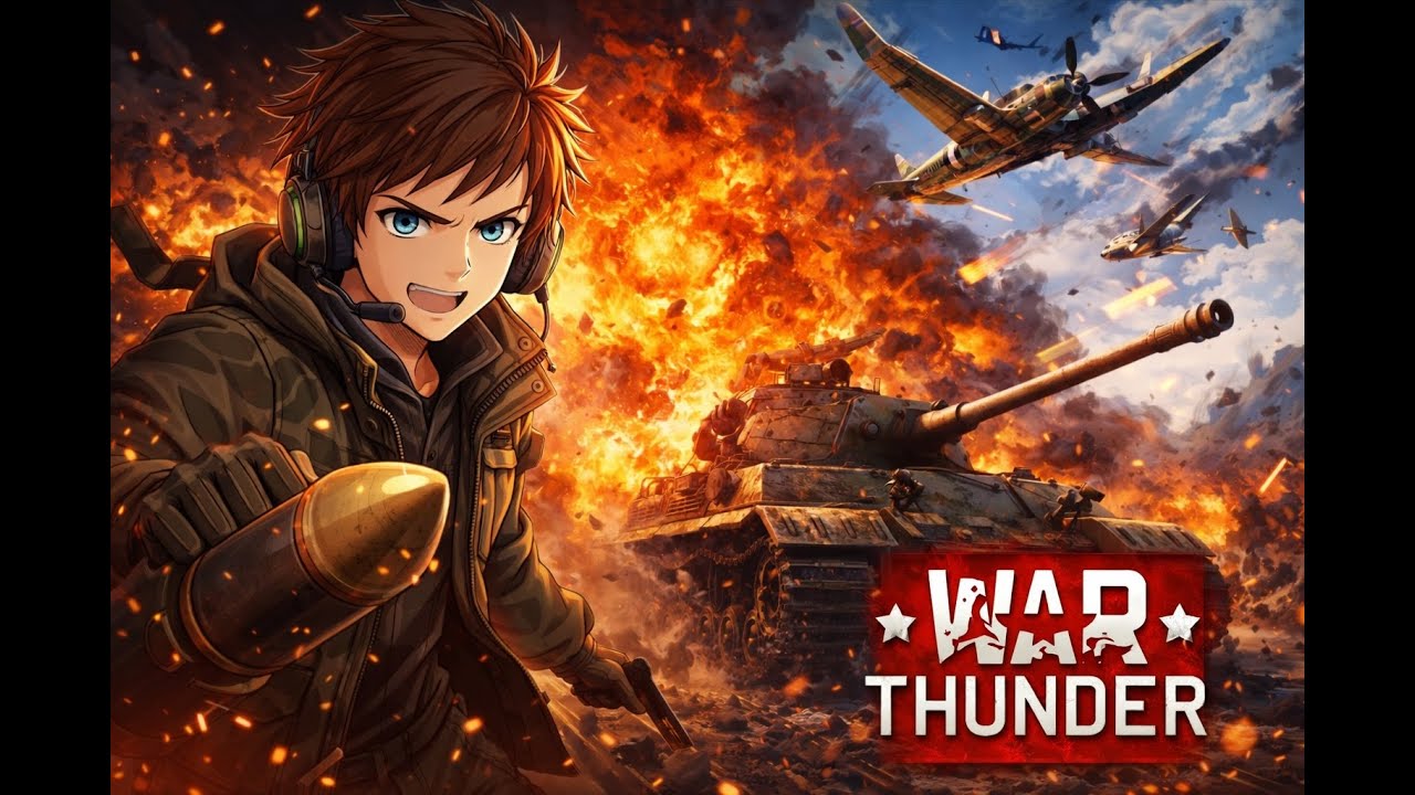 War Thunder Rank 1 Gameplay – First Time Playing with New Squad [LIVE]