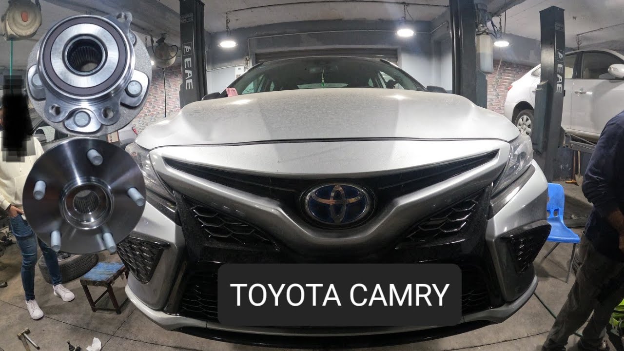 front wheel hub bearing replacement ... toyota camry 2018-2023 #toyota #cam