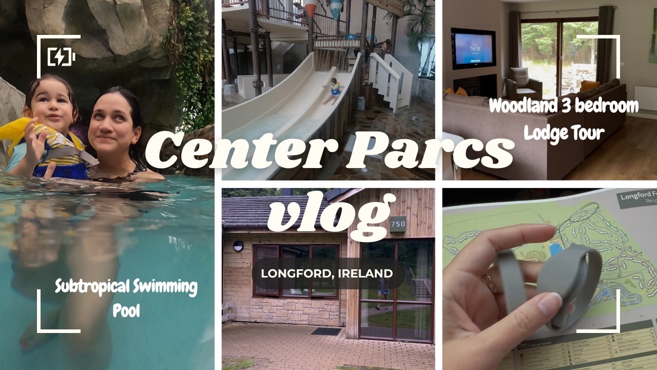 🌲 Center Parcs Longford Vlog: First Day + 3-Bedroom Woodland Lodge Tour! 🌲