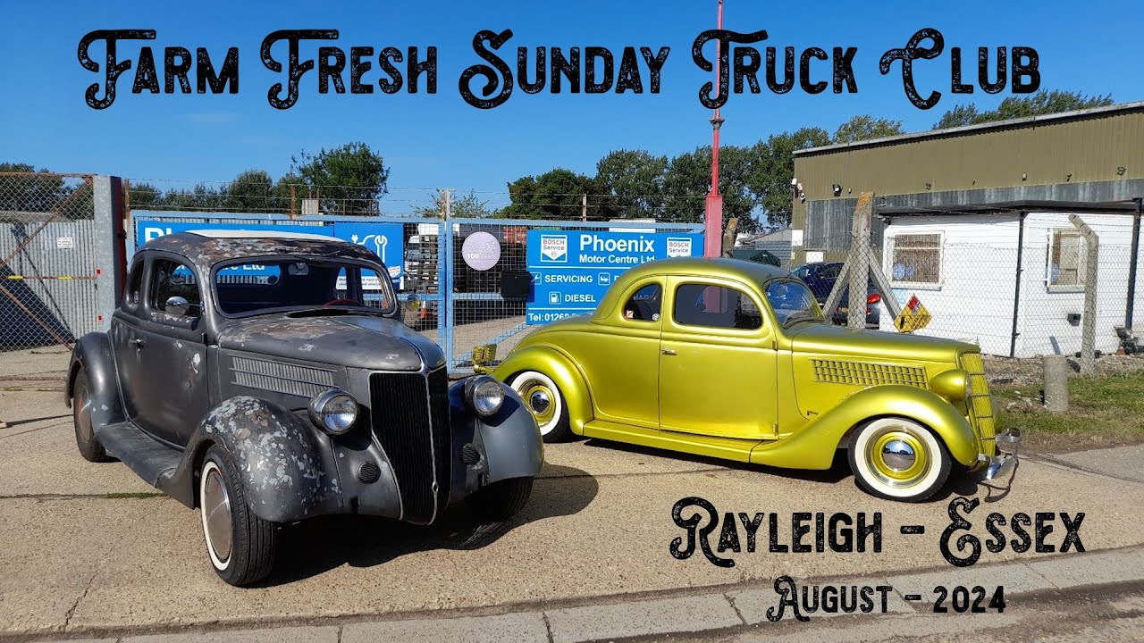 Farm Fresh Sunday - classic Truck Club - Rayleigh, #truck #chevy #custom #ford