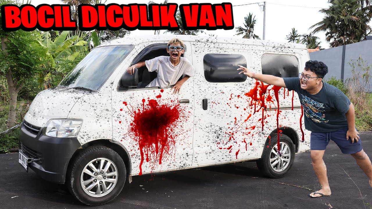 BOCIL DI CULIK MOBIL VAN BALIK KAMPUNG UPIN IPIN!!! SEMUA PANIK PADA NGEJAR!!!