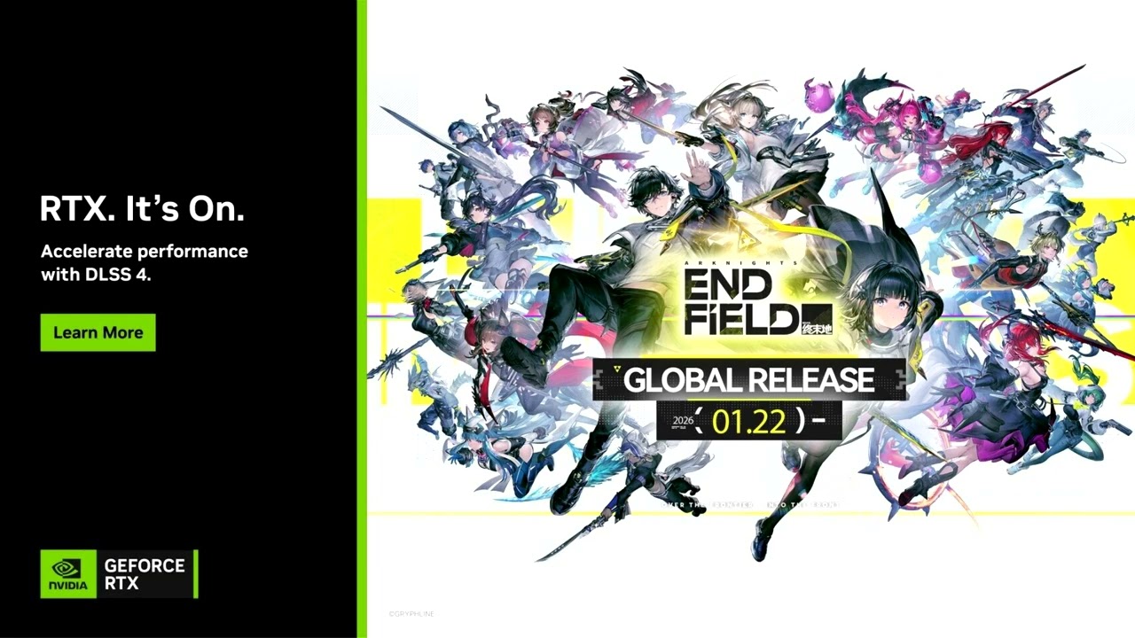 NVIDIA DLSS Comes to Arknights Endfield and More Games
