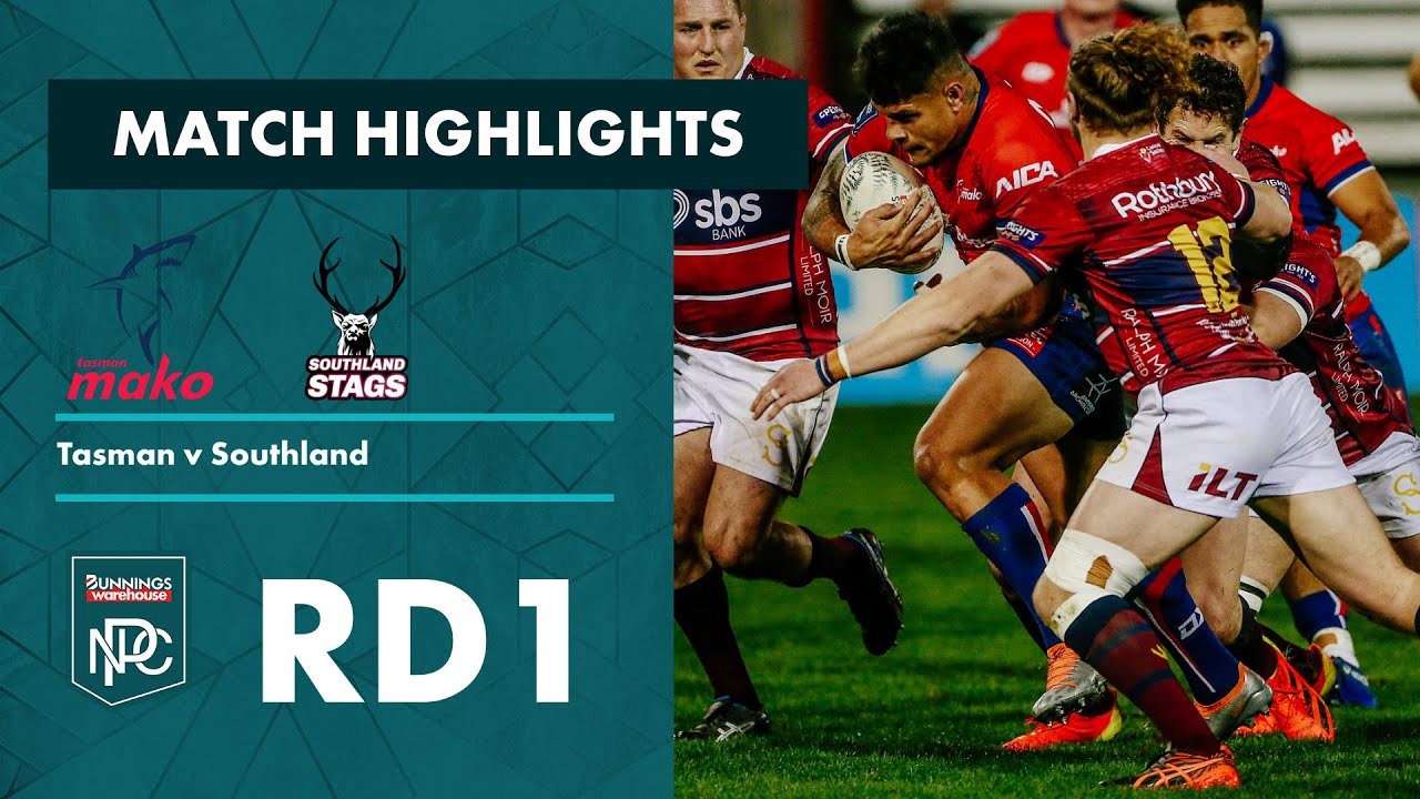 Round 1 Highlights | Tasman v Southland | Bunnings NPC 2022