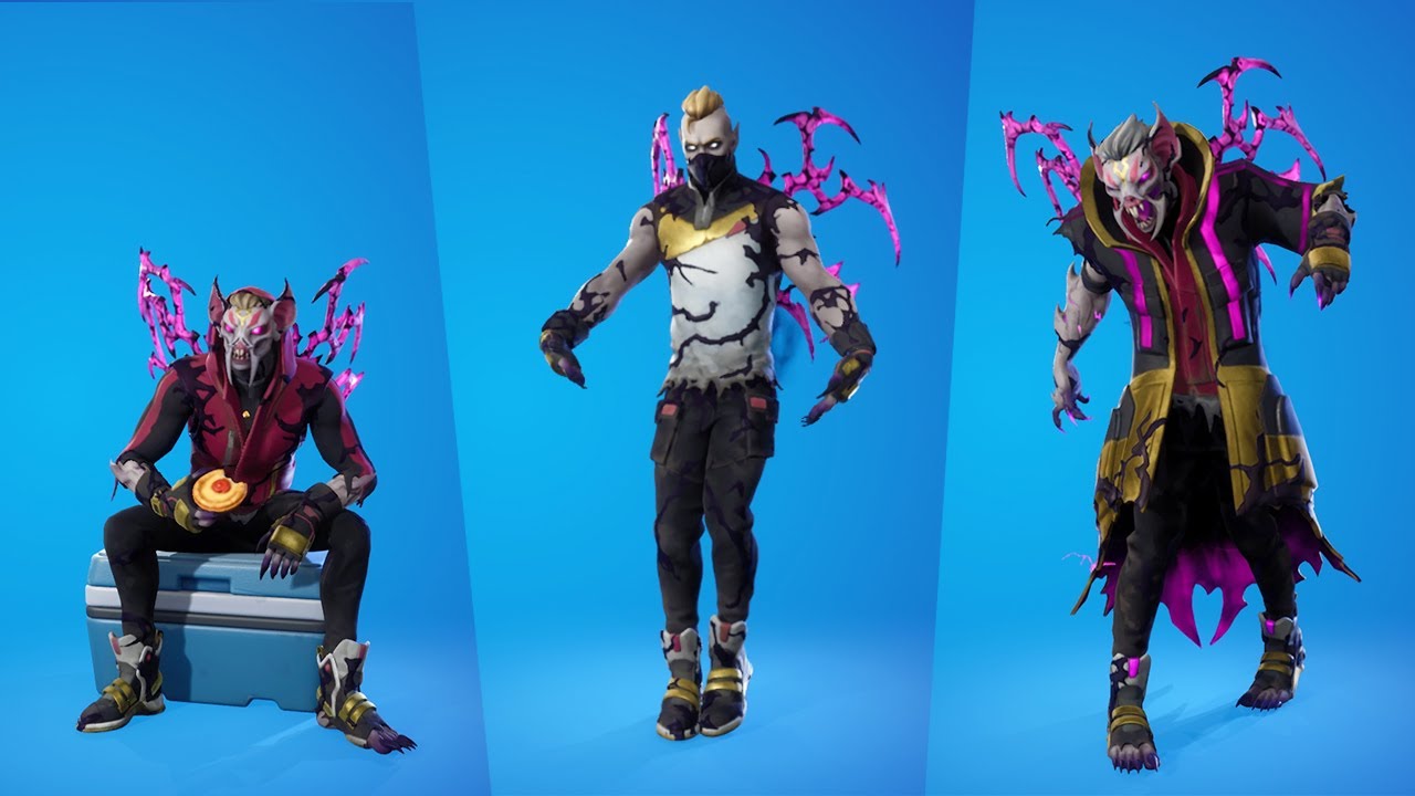 Graveyard Drift Skin Showcase With Emotes & Dances |  Fortnite Battle Royale
