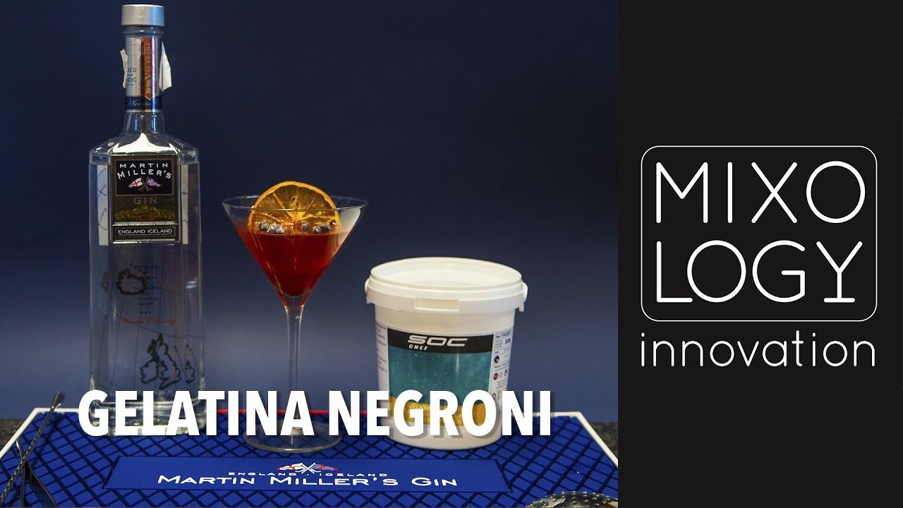 GELATINA NEGRONI | MIXOLOGY INNOVATION
