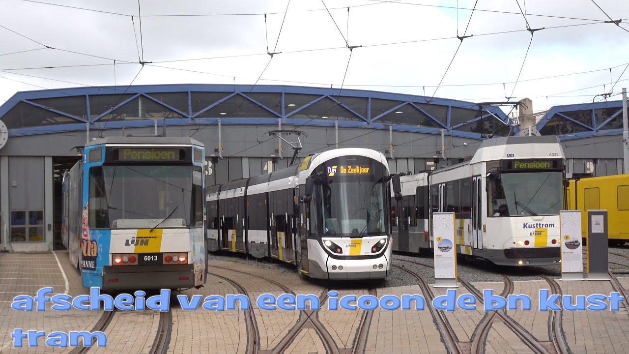Afscheid van een kusttram icoon de bn's trams 4K