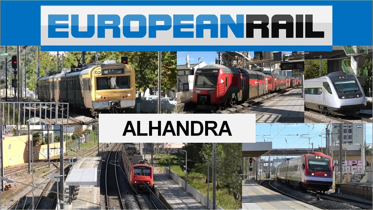 Comboios de Portugal Suburbano, Regional & Longo Curso Trains - Estação Alhandra