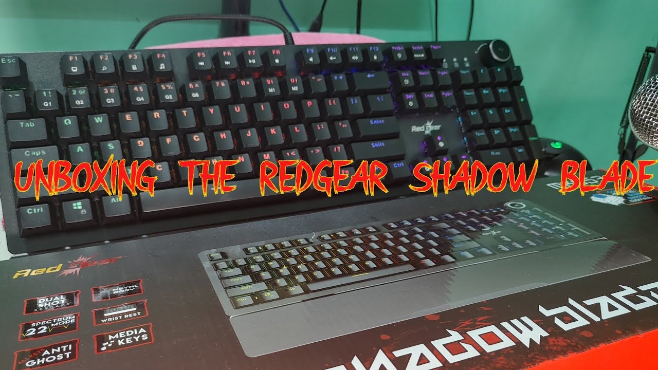 Redgear Shadow Blade UNBOXING And Impressions | Comparison with KAILH BLUE