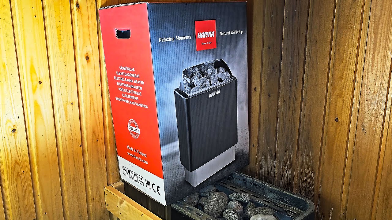 Sähkökiukaan Vaihto #sauna #harvia